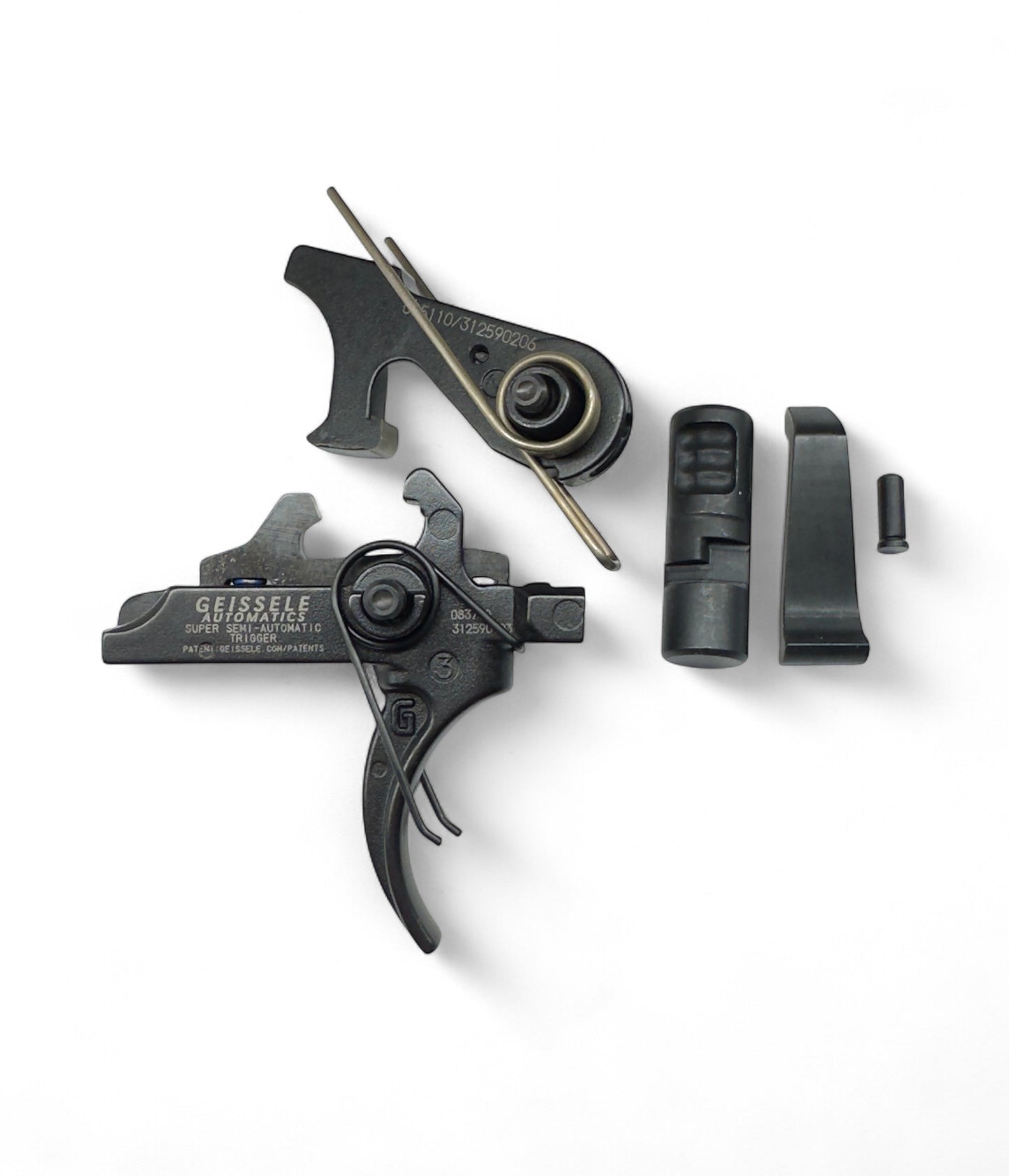 Super Safety Premium Super Safety Kit, Geissele SSA Trigger kit. Pre-cut Geissele Trigger for Super Safety. Super Safety Compatible Geissele trigger.