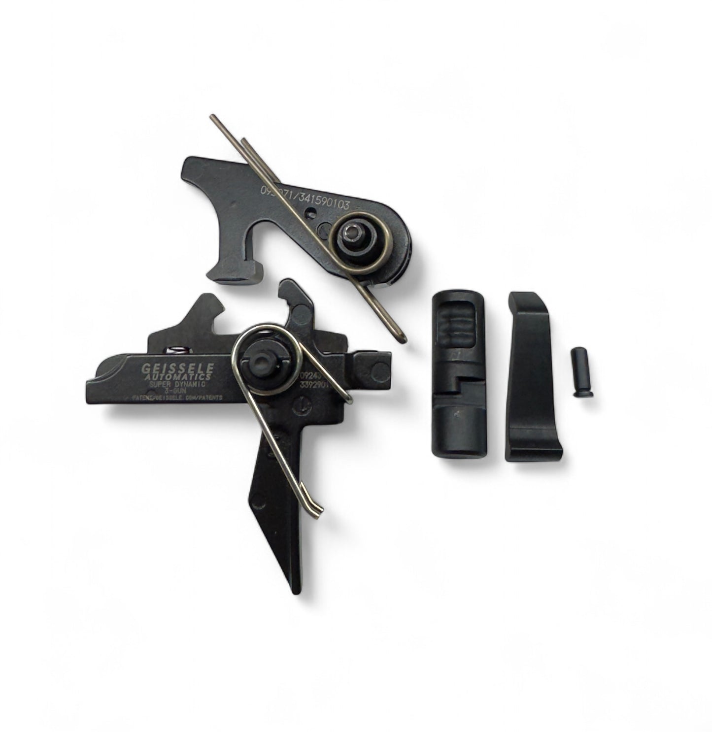 Super Safety Premium Super Safety Kit, Geissele SD-3G Trigger kit. Pre-cut Geissele Trigger for Super Safety. Super Safety Compatible Geissele trigger.
